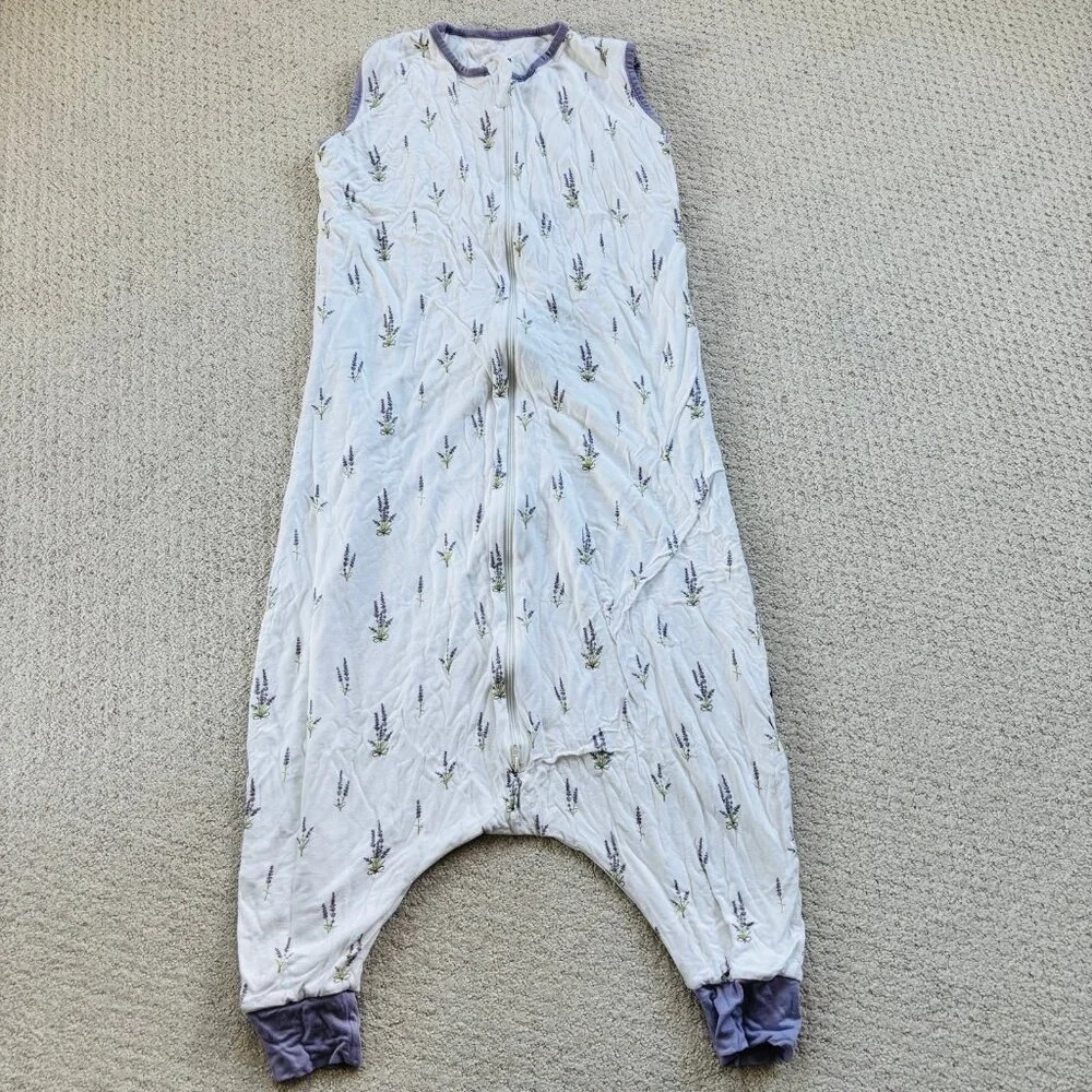 Kyte baby bamboo lilac floral sleep sack